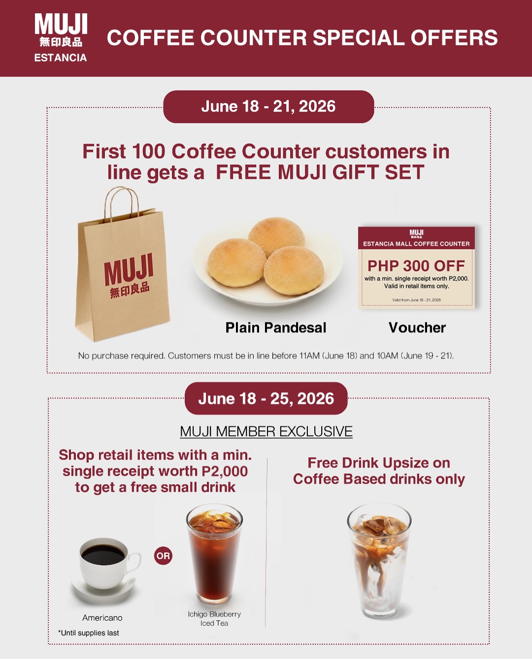 MUJI Philippines Facebook ad