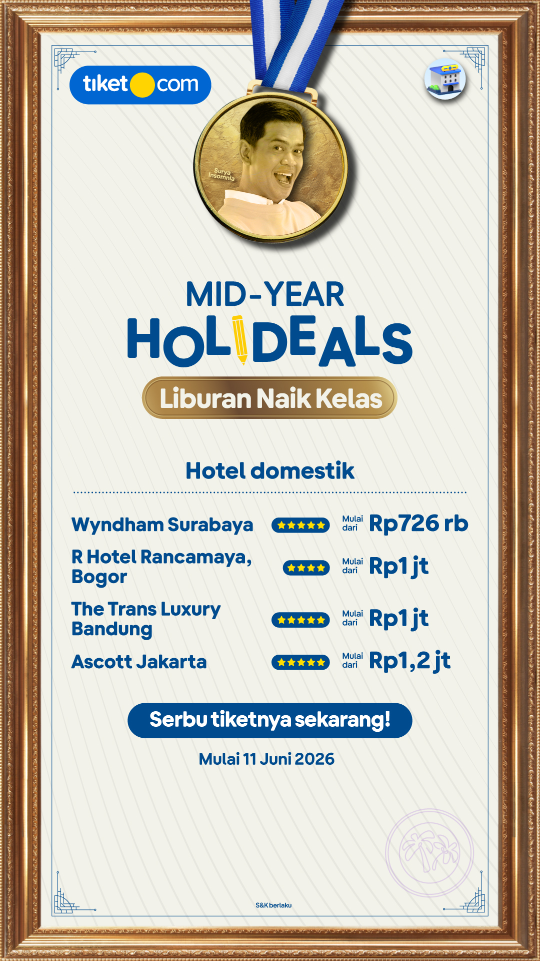 Tiket.com Facebook ad