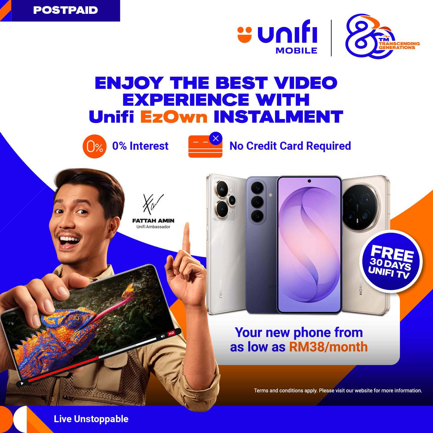 Unifi Facebook ad