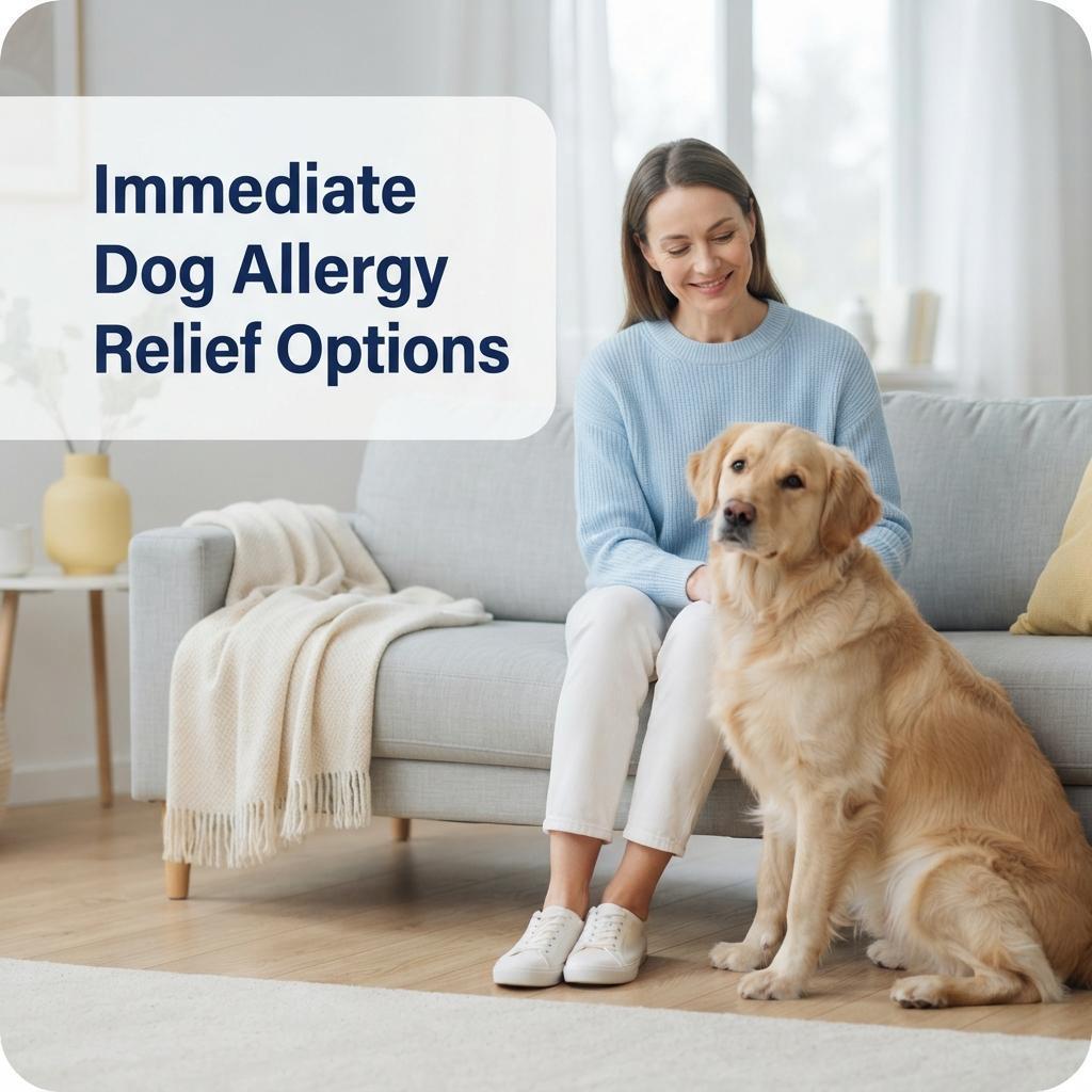 ExploreAnswers Revelation Facebook ad: Immediate Dog Allergy Relief Options!