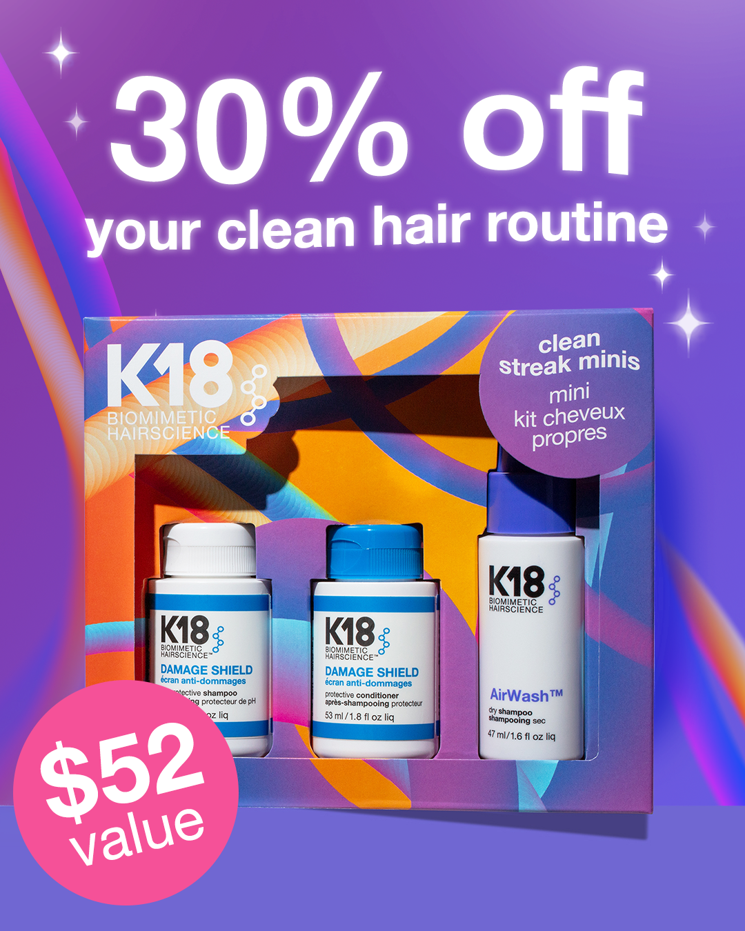 K18 Hair Facebook ad