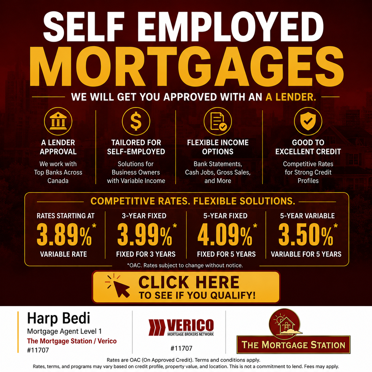 Harp Bedi-Mortgage Agent Facebook ad