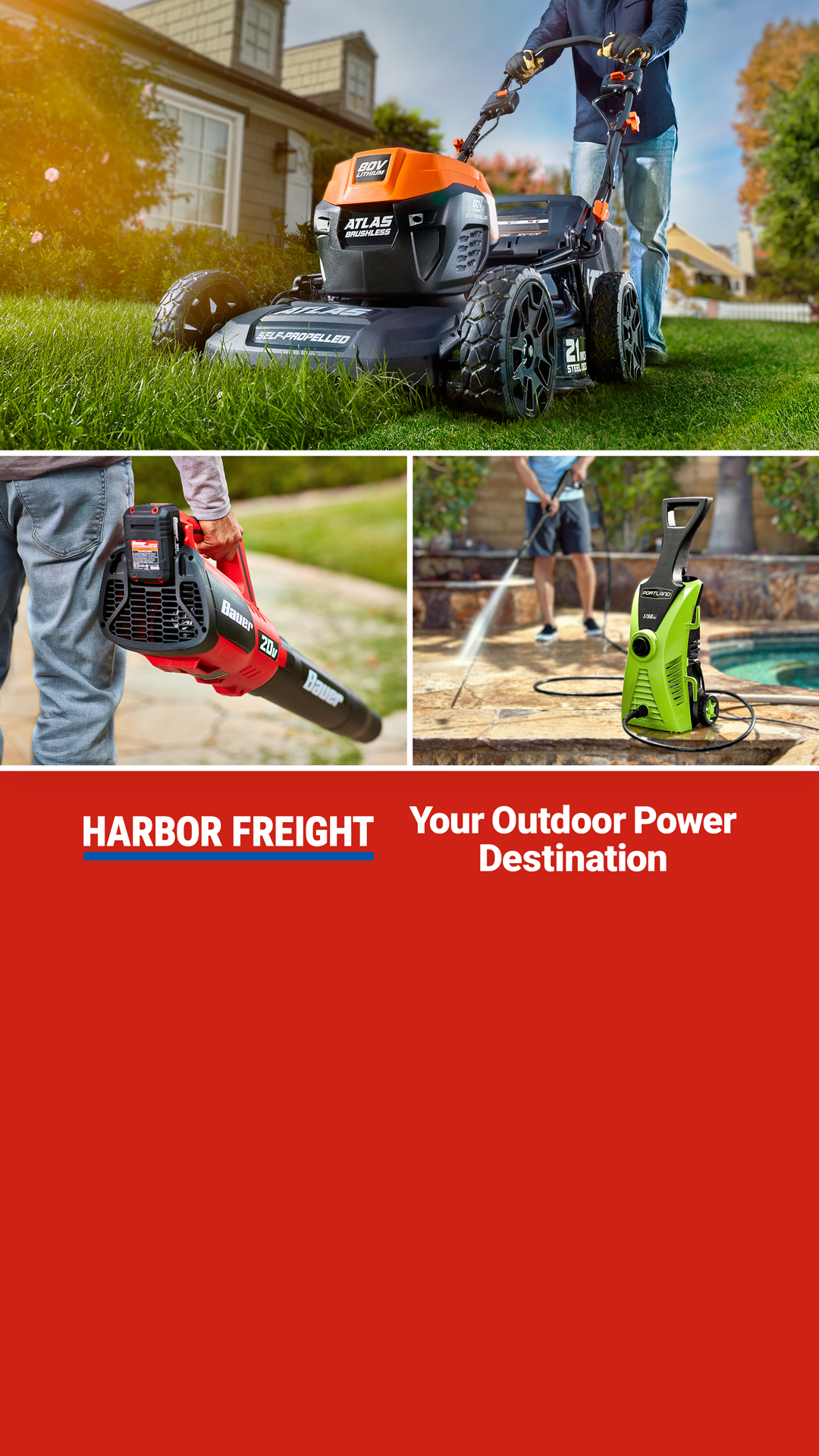 Harbor Freight Facebook ad