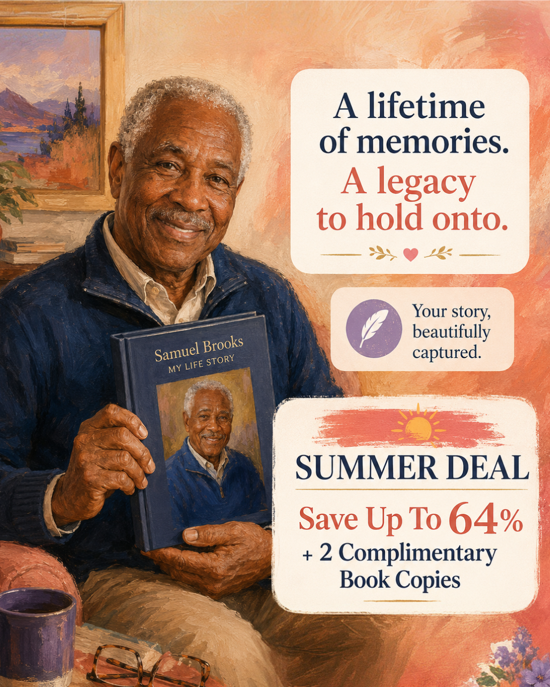 Memowrite Facebook ad