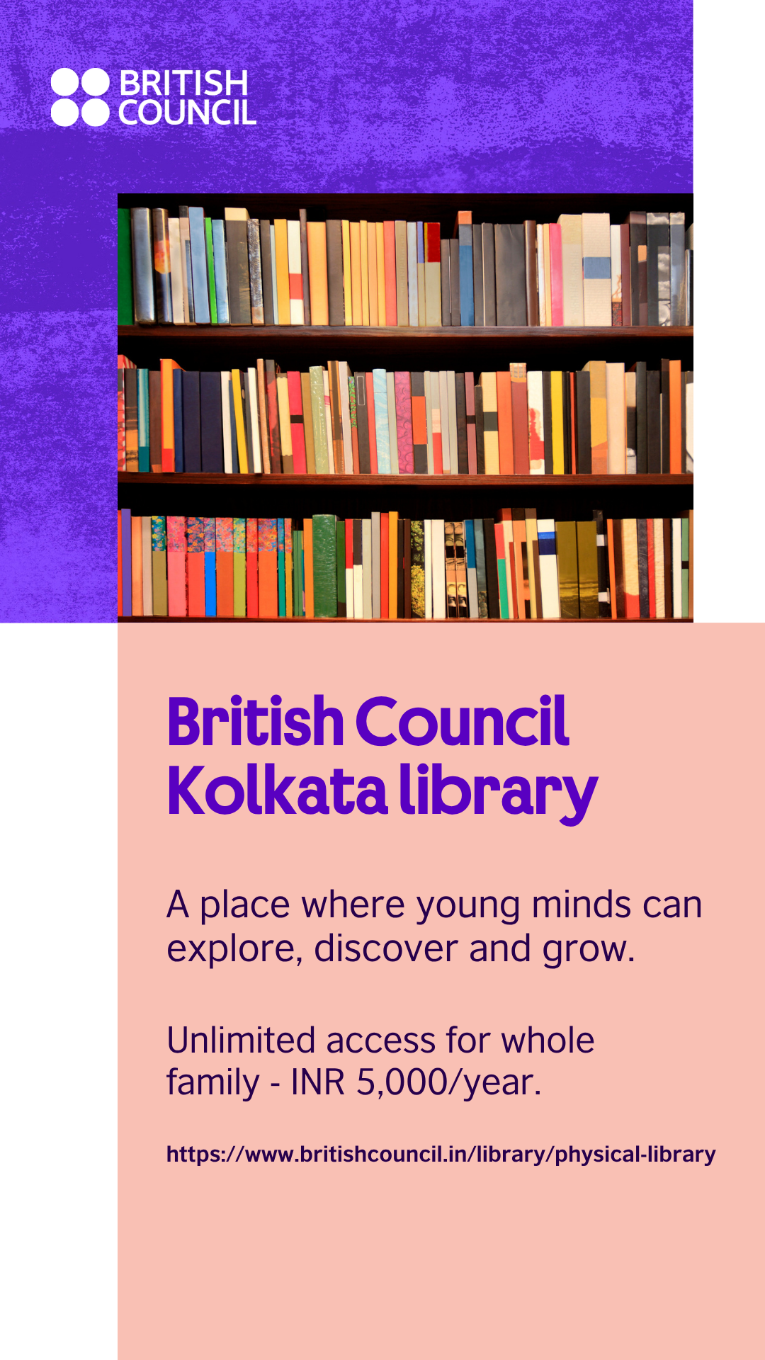 British Council India Facebook ad: A Safe Place to Learn