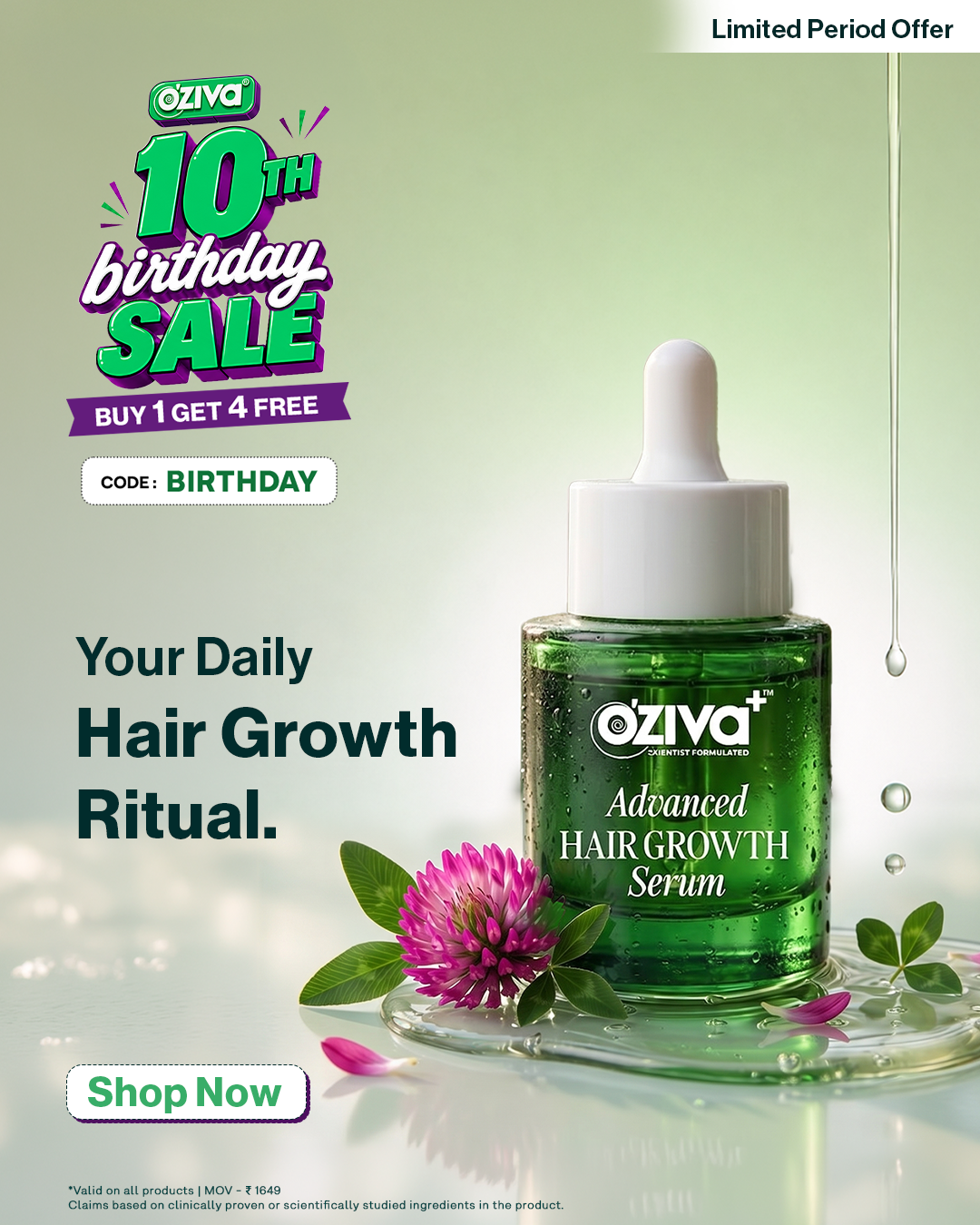 OZiva Facebook ad