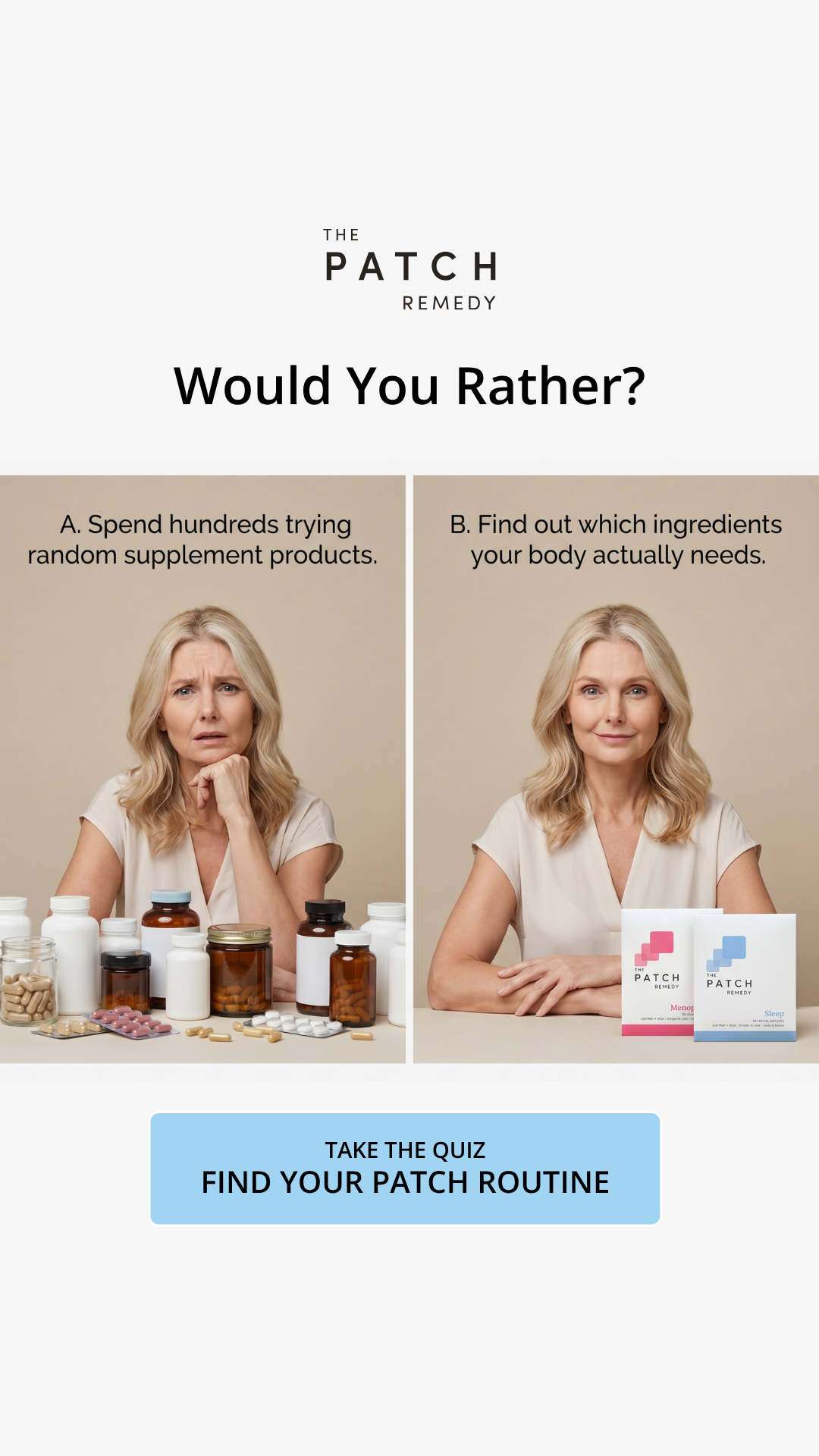 The Patch Remedy Facebook ad