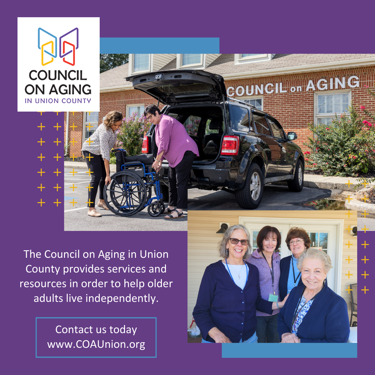 Council on Aging in Union County Facebook ad: The Council on Aging in Union County provides…