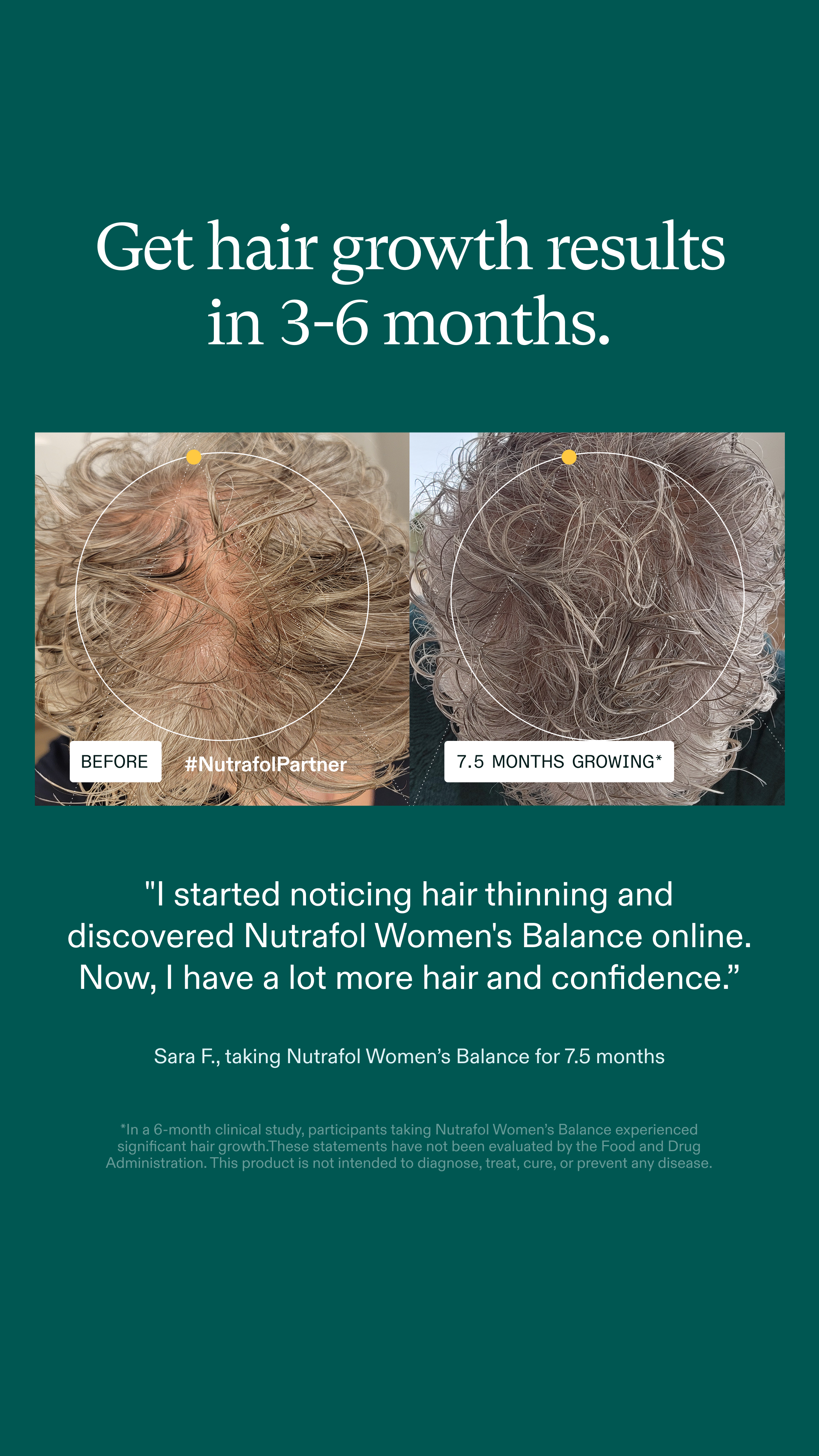 Nutrafol Facebook ad