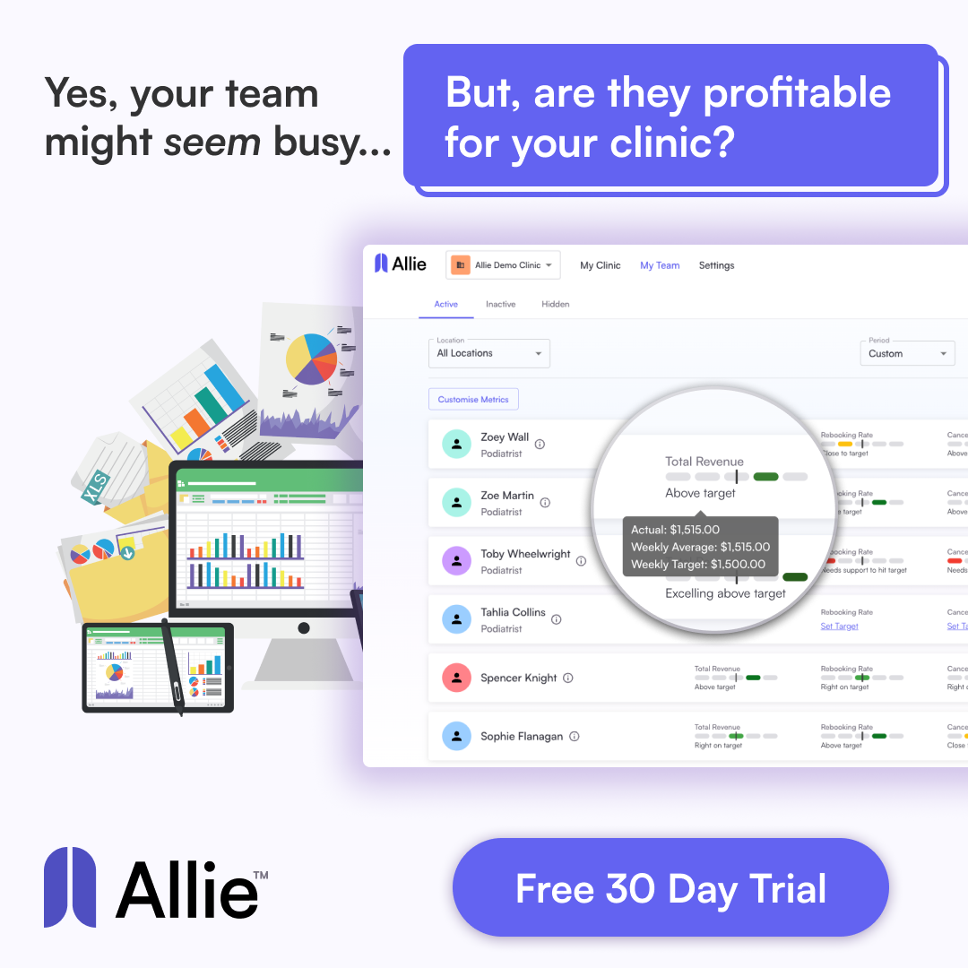 Allie Facebook ad