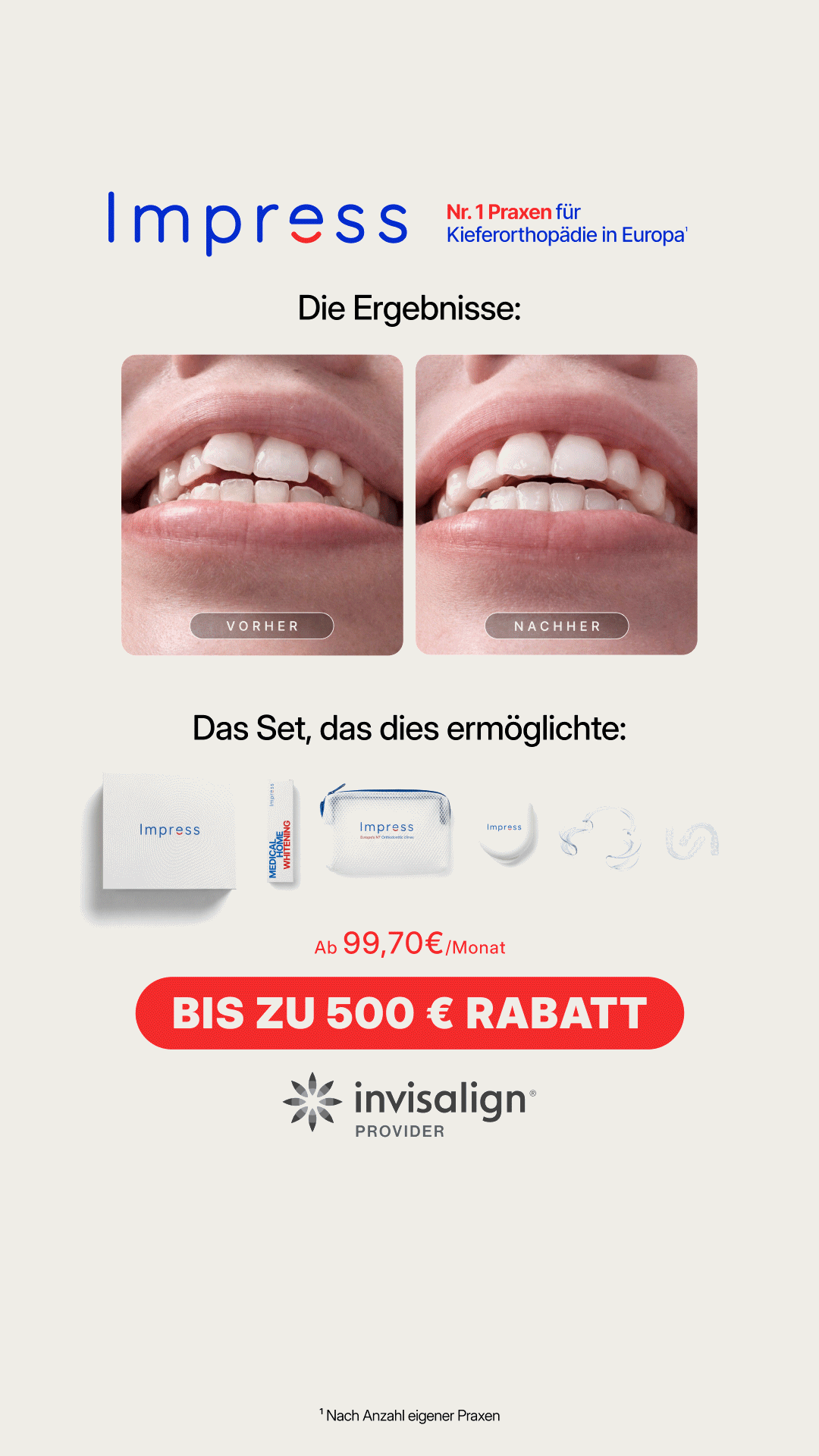 Impress Deutschland Facebook ad from May 11, 2026