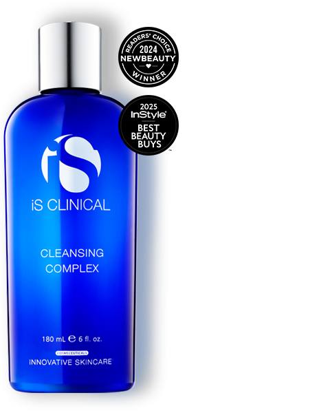 iS CLINICAL Facebook ad: Complete Step 1 with Cleanse + Tone.