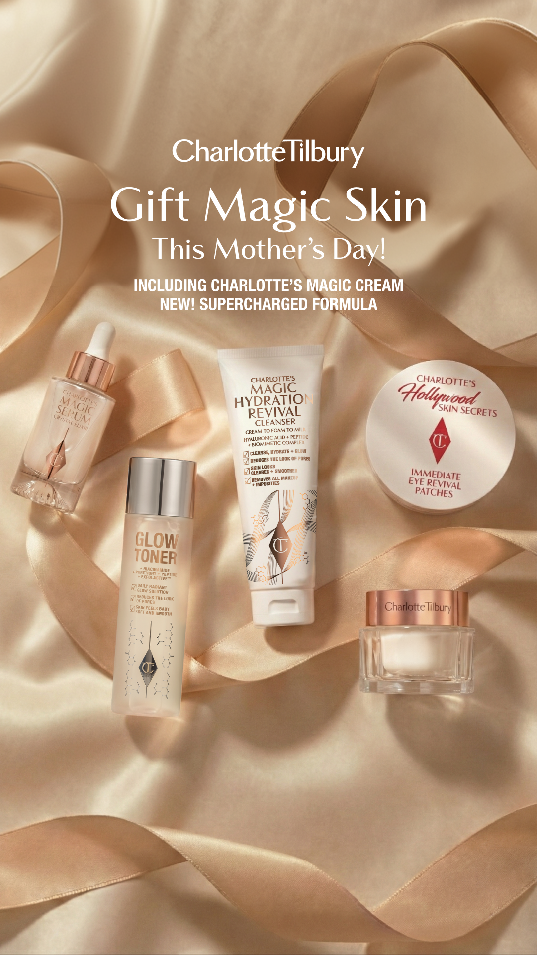 Charlotte Tilbury Skincare Facebook ad