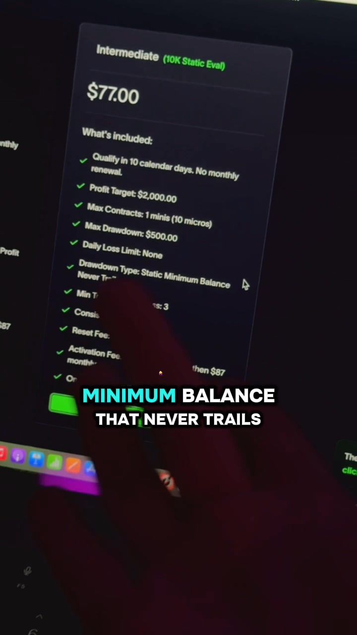 Elite Trader Funding LLC Facebook ad: $77 Static Fast Track for Trend Traders