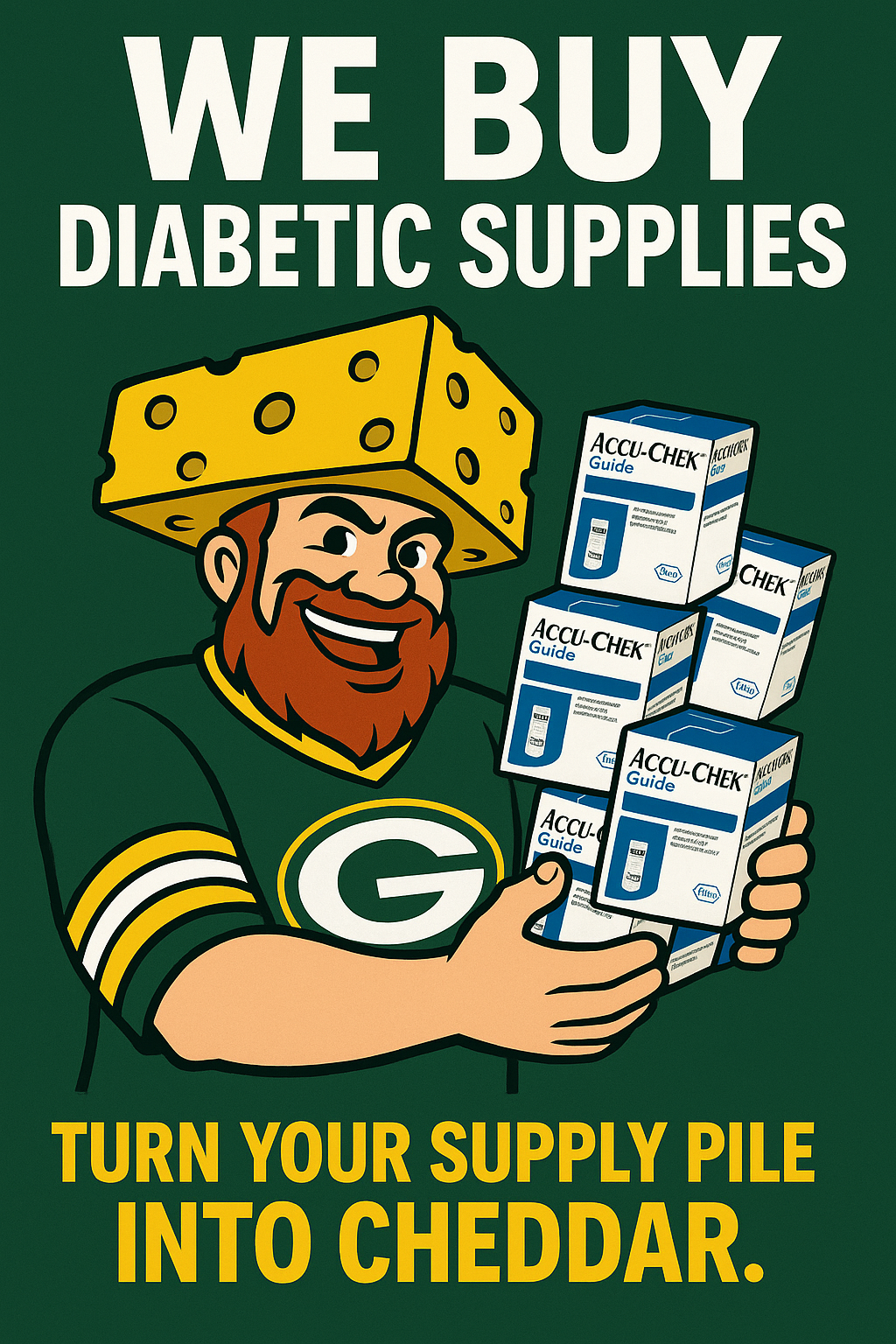 Cashnowteststrips Facebook ad: Sell Your Supplies Today