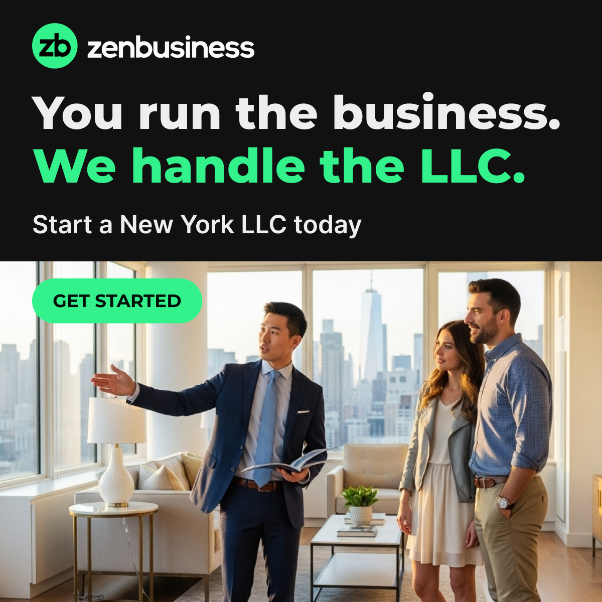 ZenBusiness Facebook ad