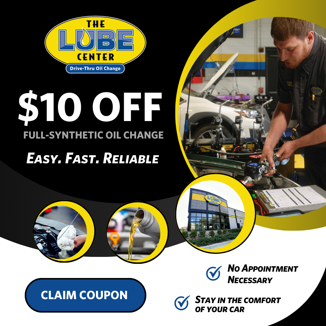 The Lube Centers Facebook ad from Apr 21, 2025