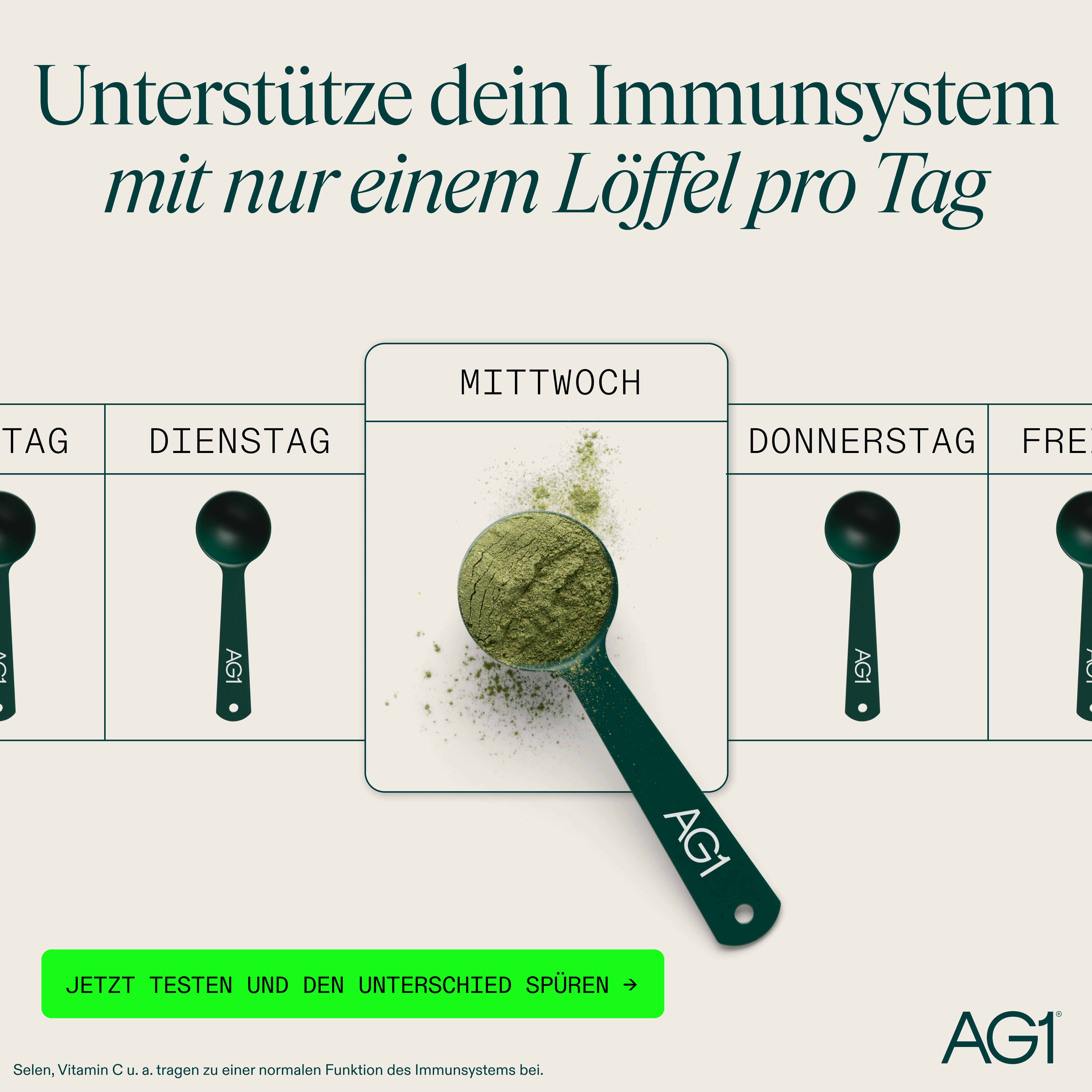 AG1 Deutschland Facebook ad