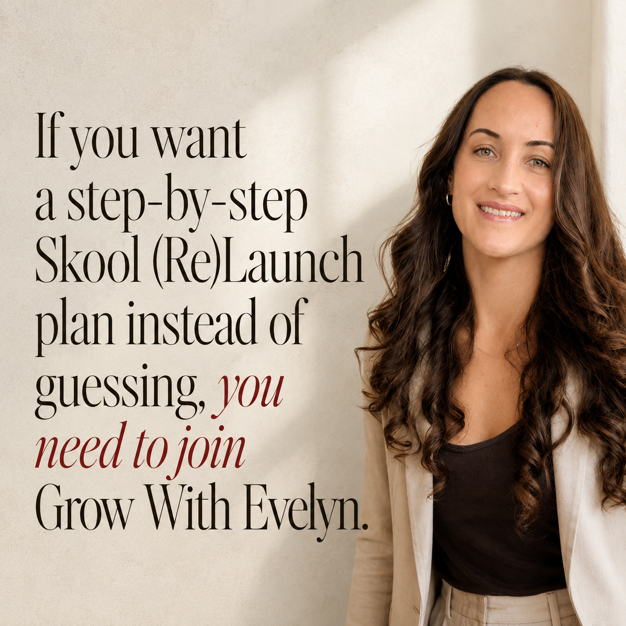 Evelyn Weiss Coaching Facebook ad