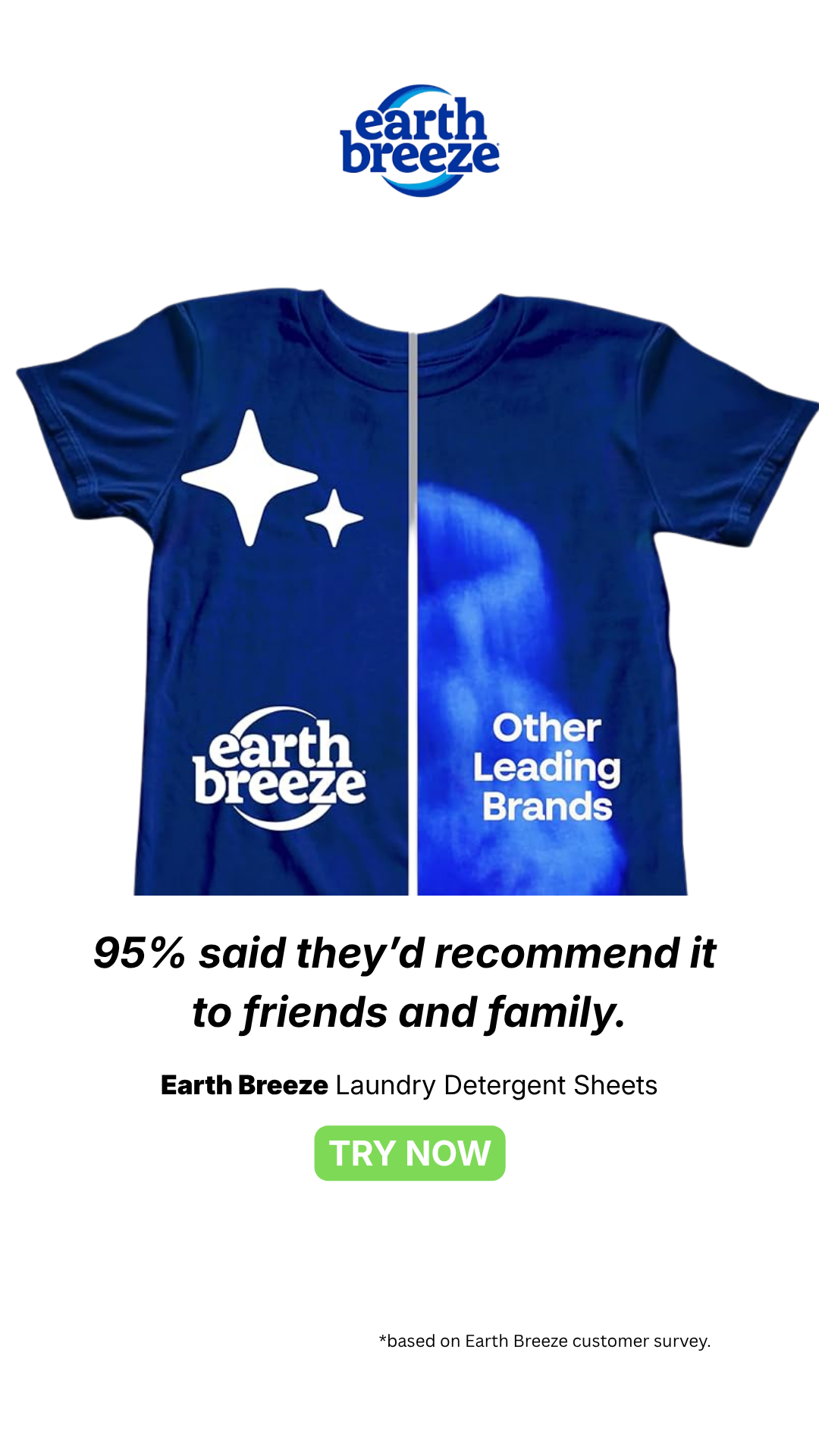 Earth Breeze Facebook ad