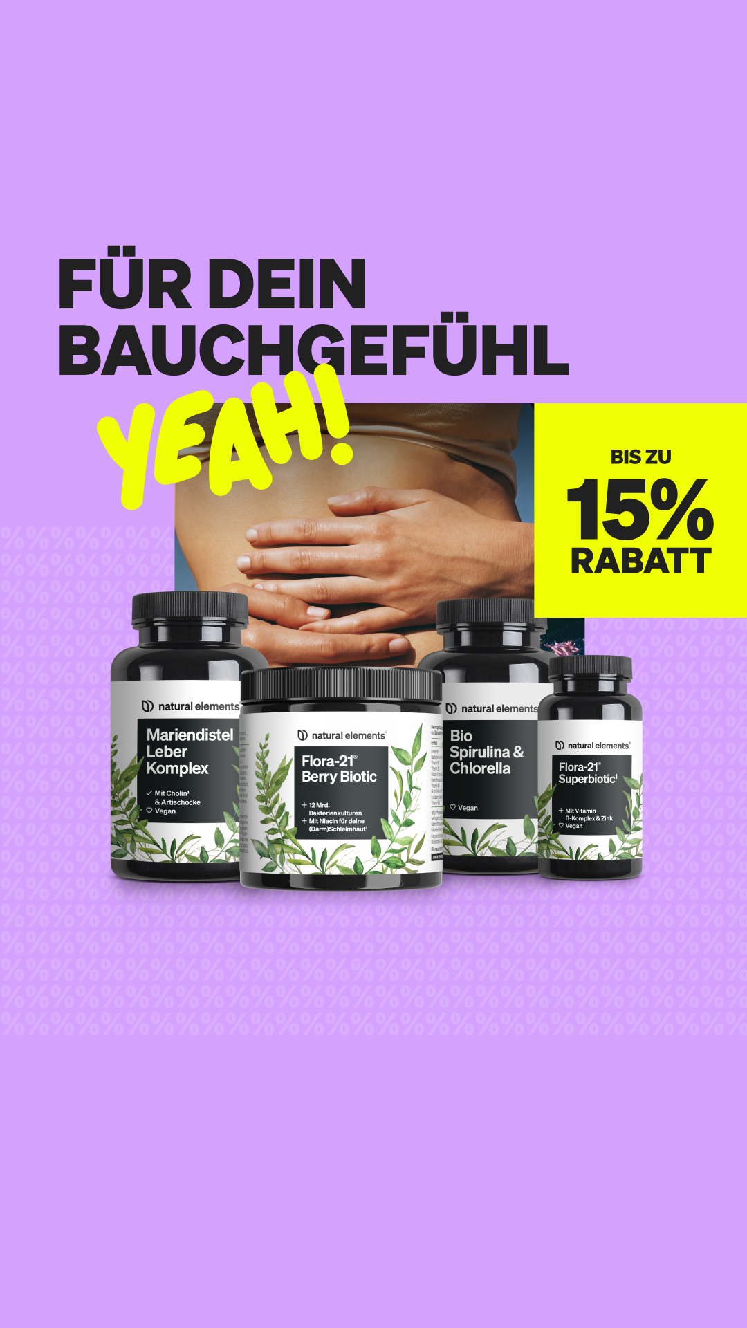 natural elements Facebook ad