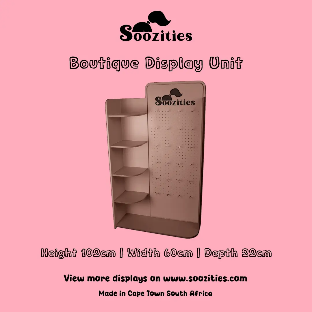 Soozities Facebook ad: Boutique Display Unit.