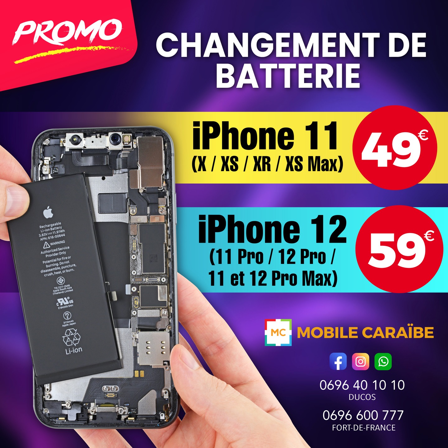 Mobile caraibe Ducos  Facebook ad