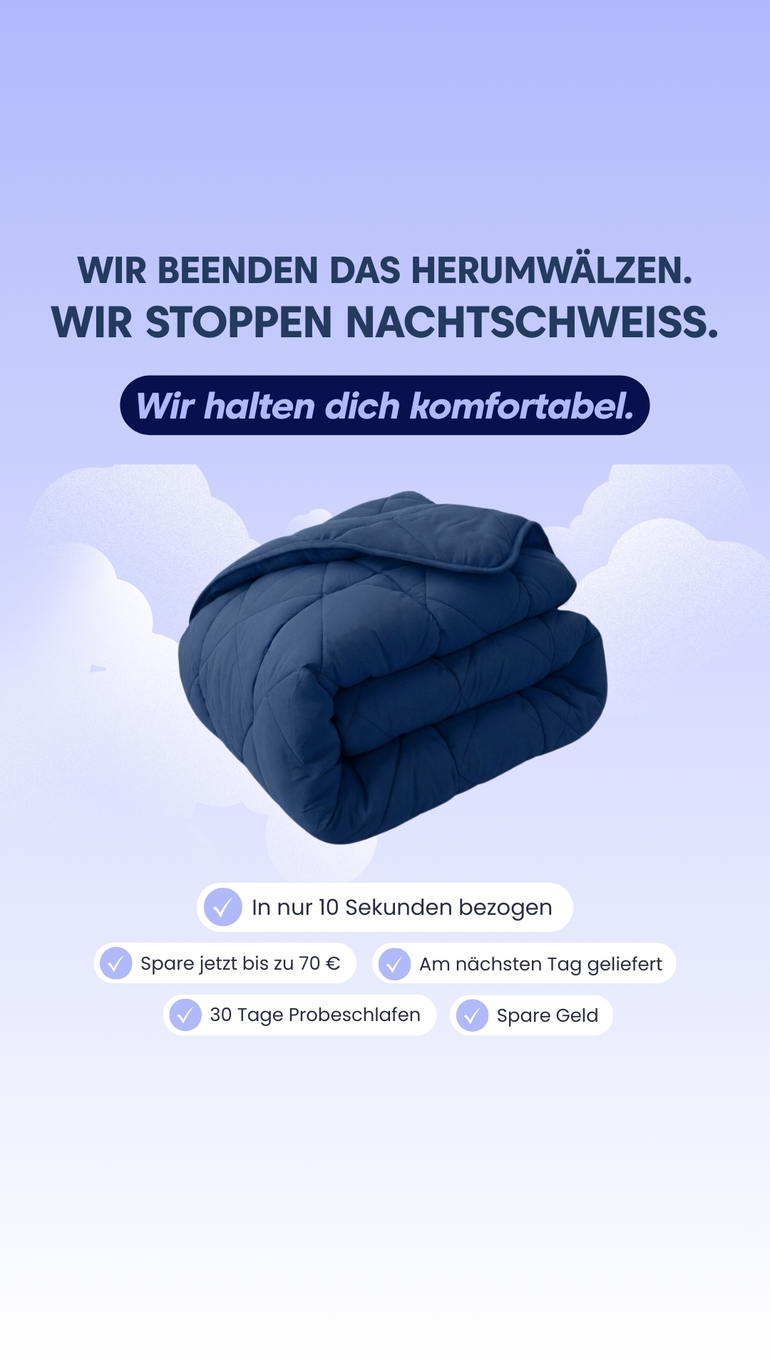 Thehappybed.de Facebook ad