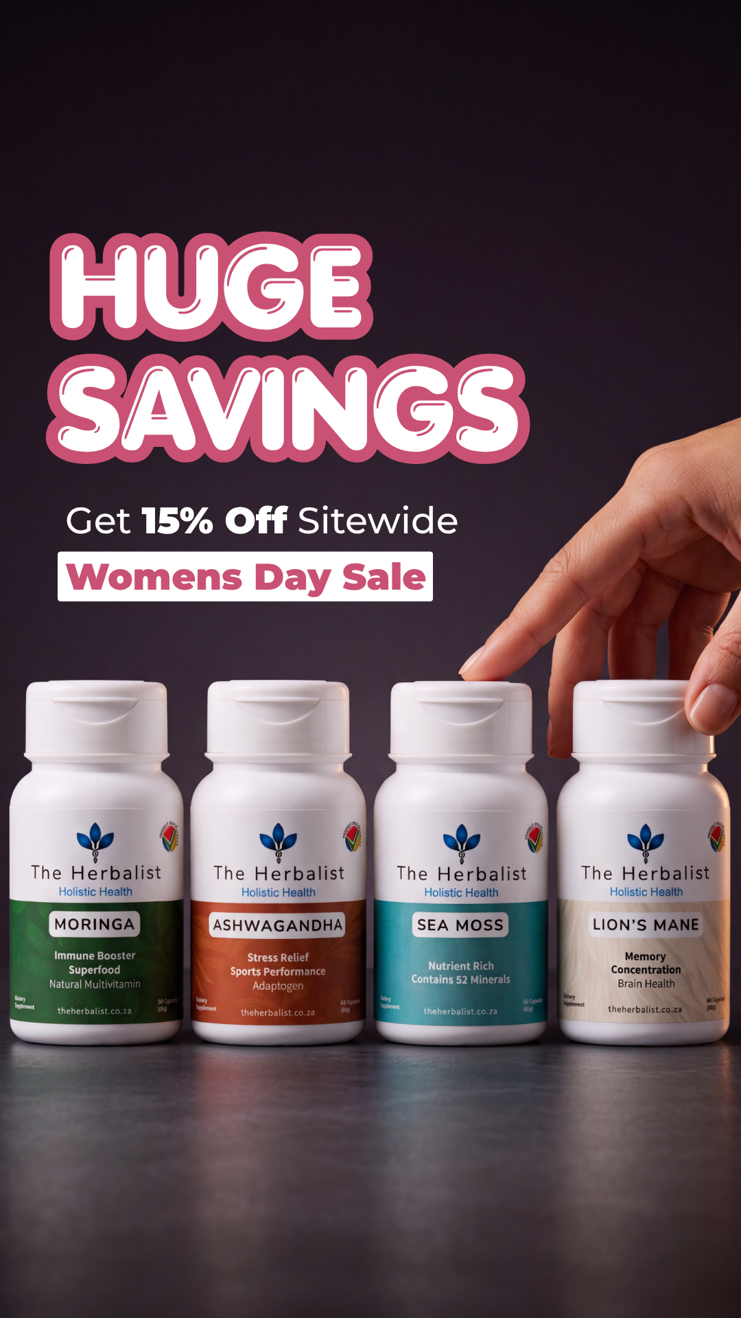 theherbalist.co.za Facebook ad