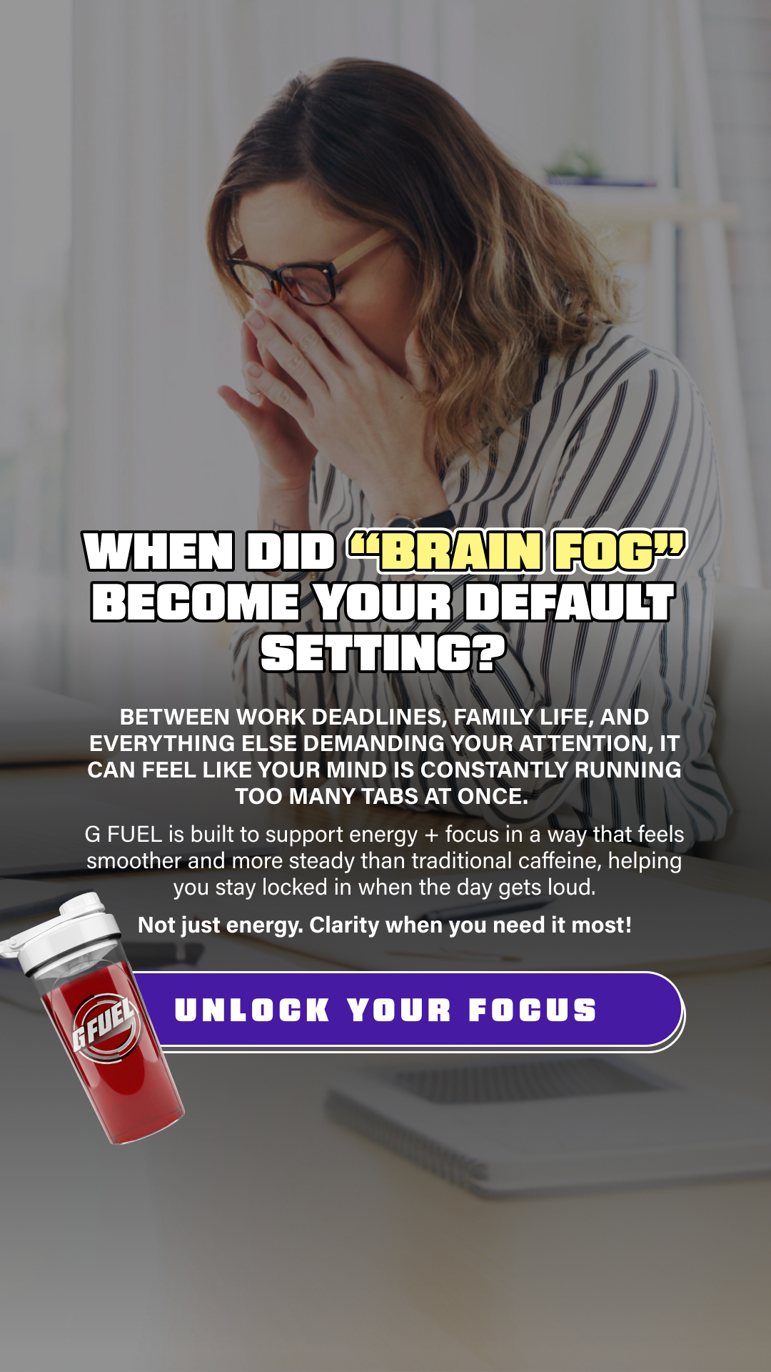 G FUEL Facebook ad