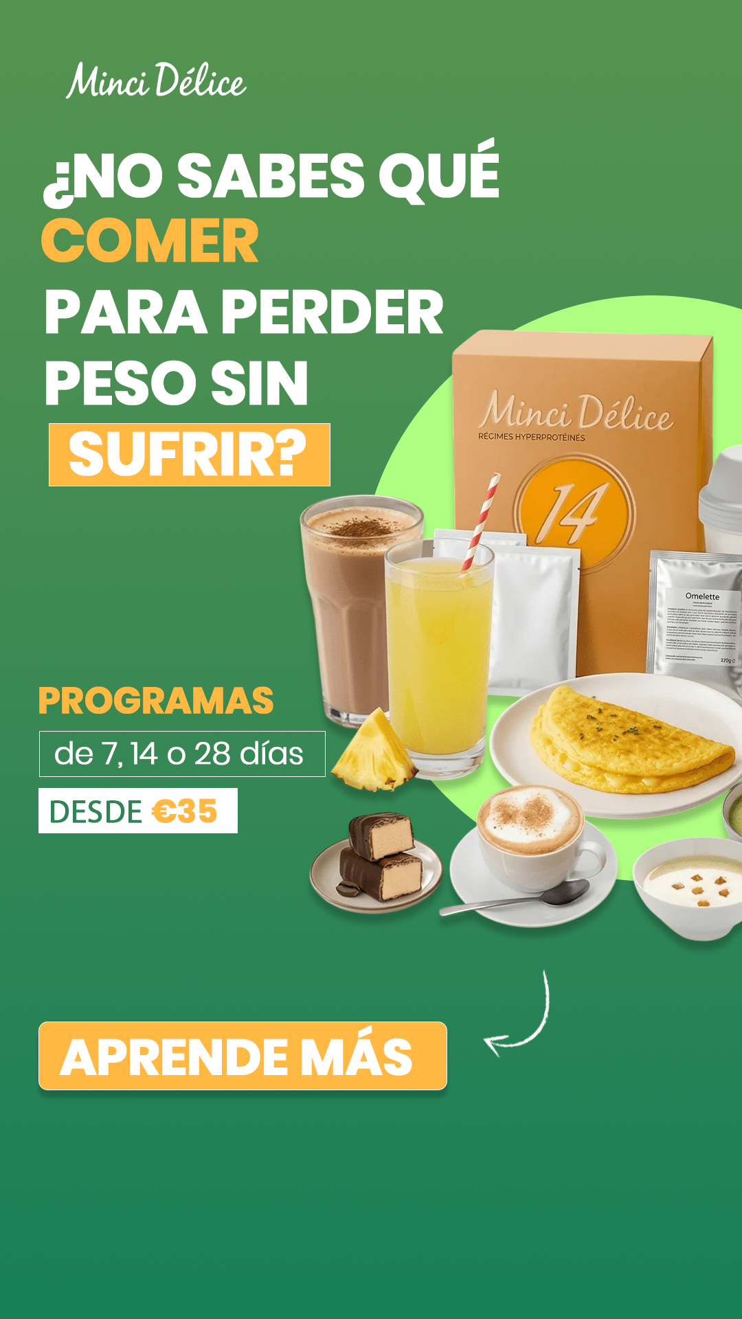 Mincidélice España Facebook ad
