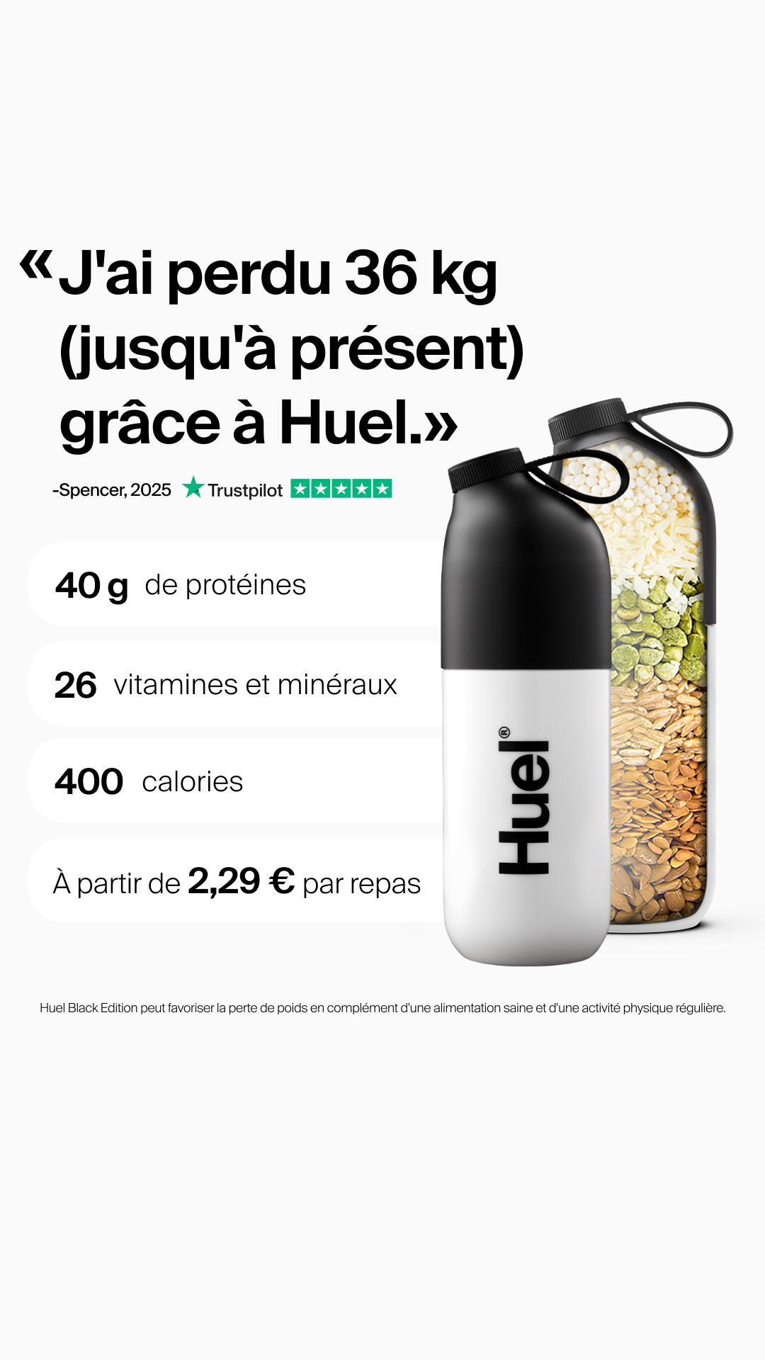 Huel Facebook ad