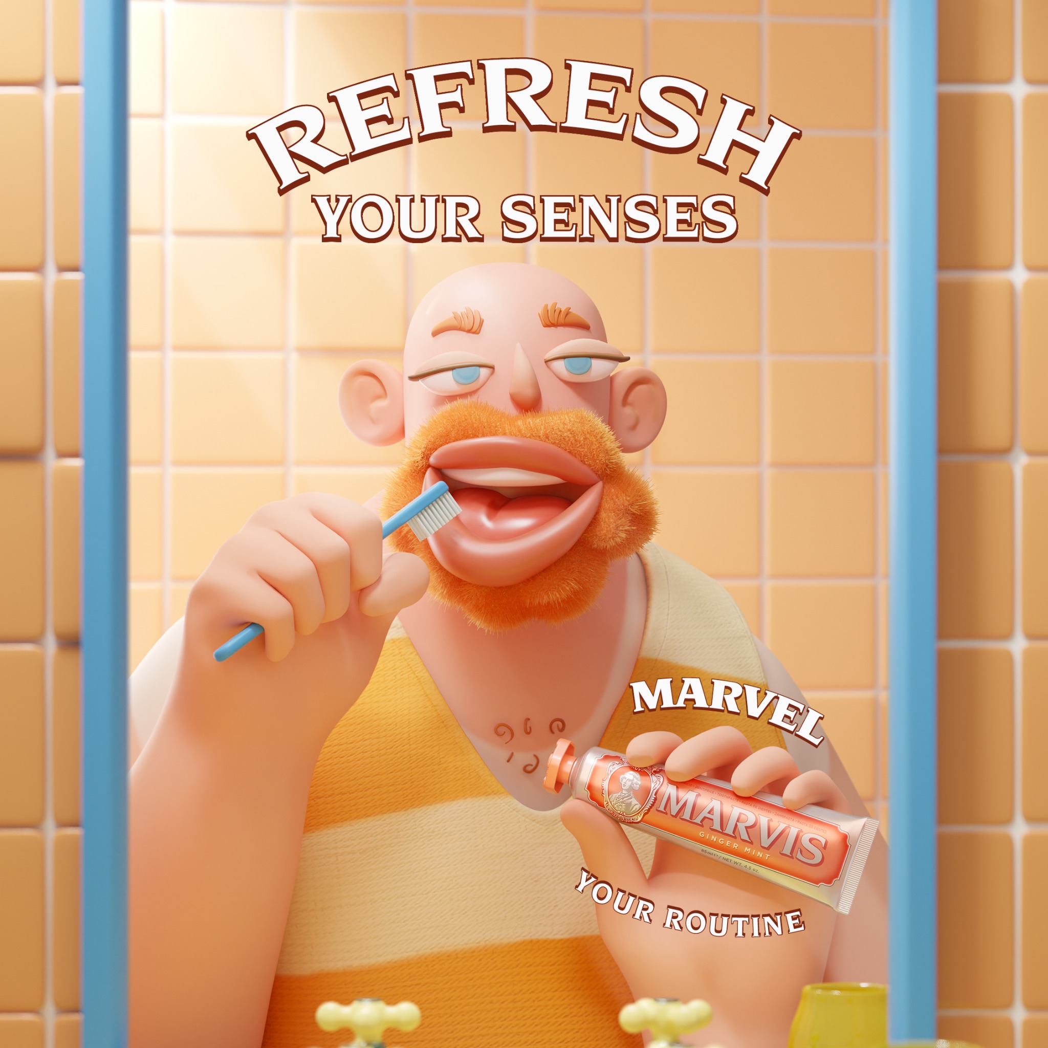 Marvis Facebook ad: Marvis Ginger Mint