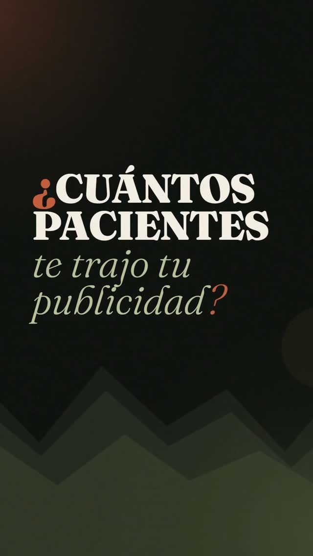 CIMA Digital Facebook ad: ¿Sabes cuántos pacientes te trajo tu publicidad este…