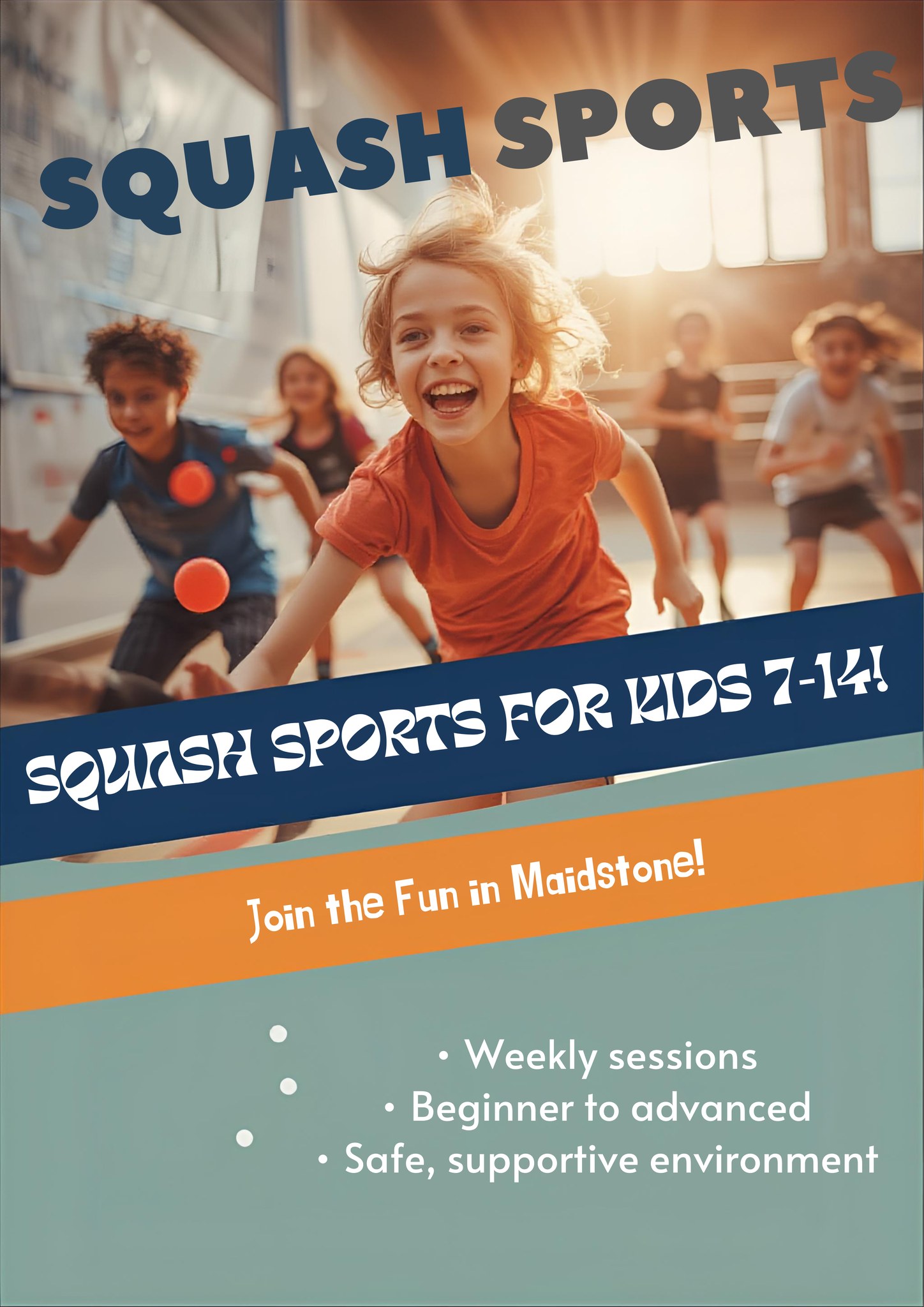 Kent Squash Academy Facebook ad: Squash Club (Children)