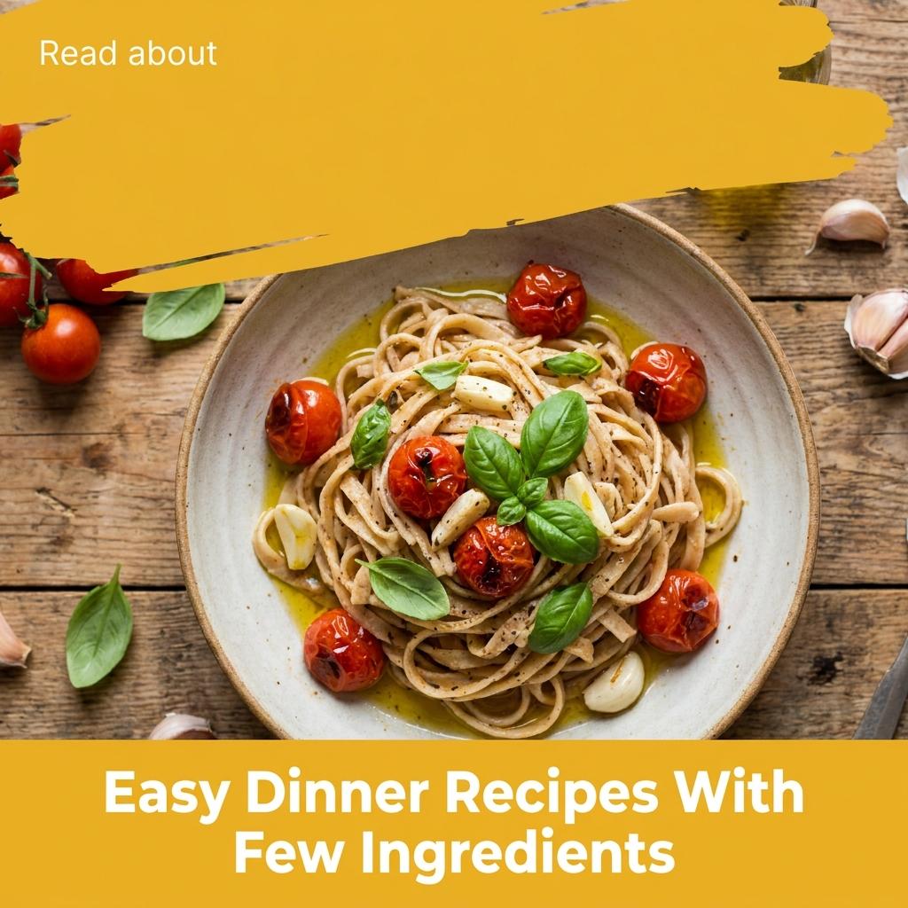 Happy Zone Facebook ad: Read About Easy Dinner Recipes With Few Ingredients