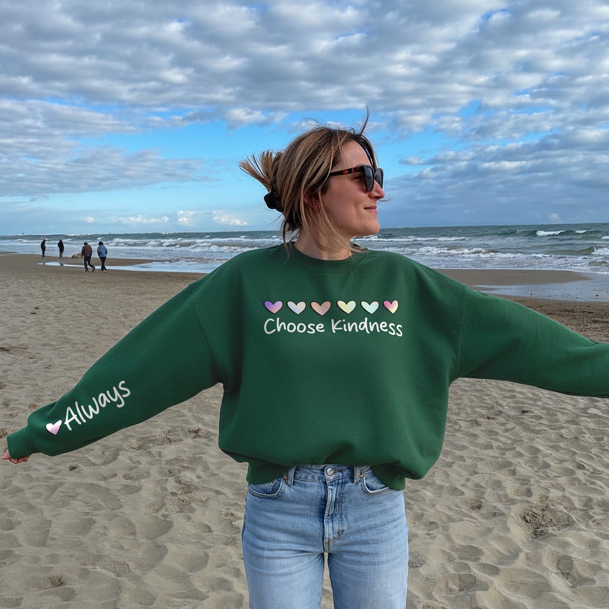 Hoodies For Heroes Facebook ad: Choose kindness. Always.