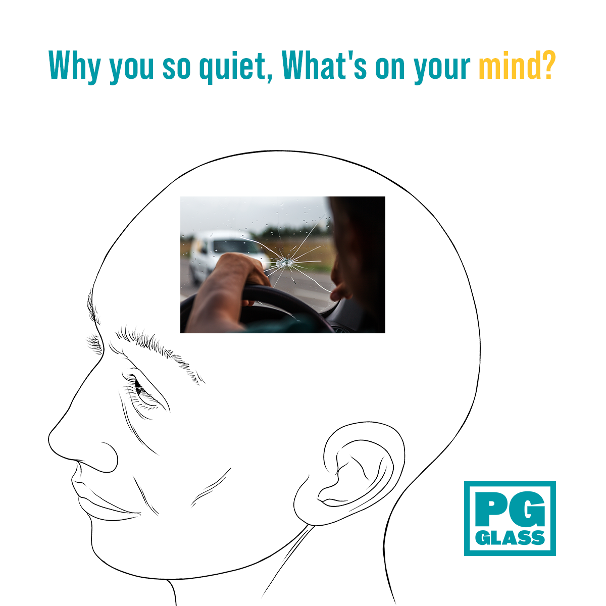 PG Glass Facebook ad: Request a quote now