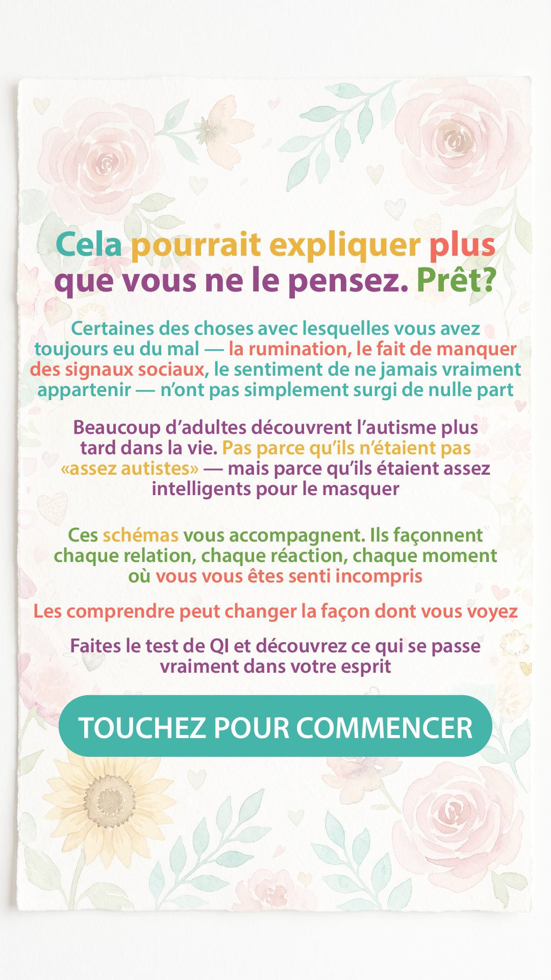 International IQ test Facebook ad