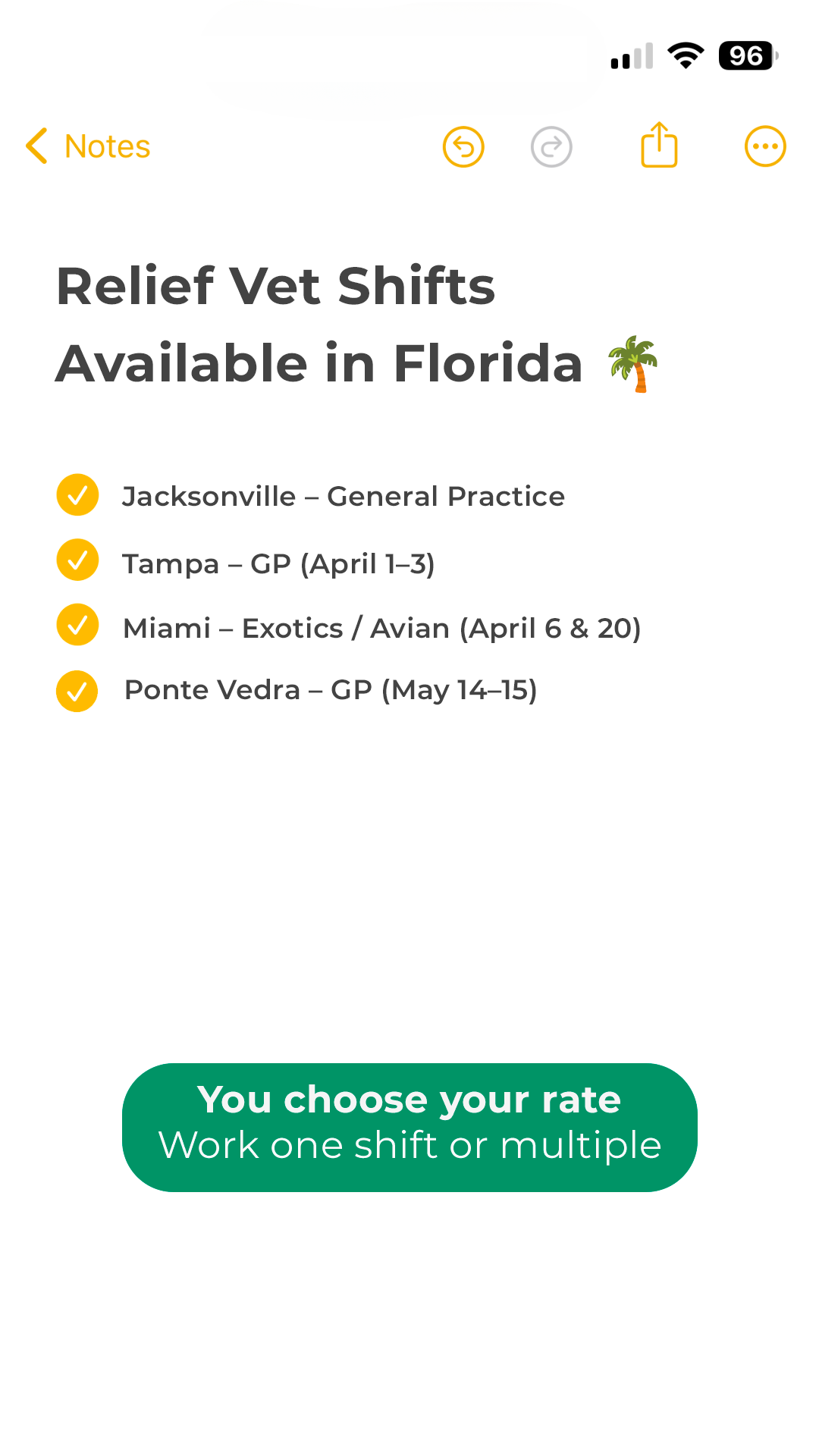 Flex Vet Staffing Facebook ad