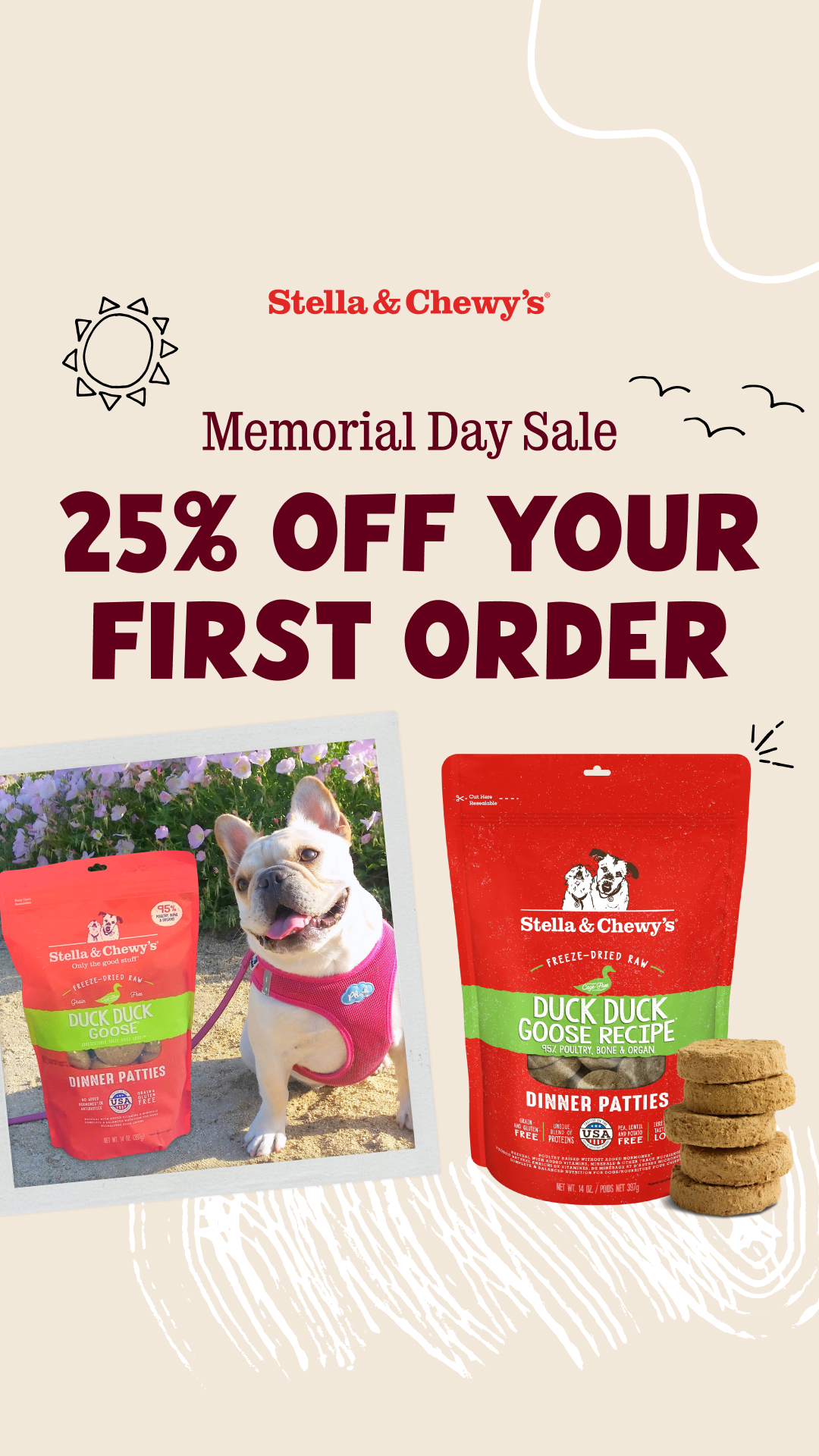 Stella & Chewy's Facebook ad