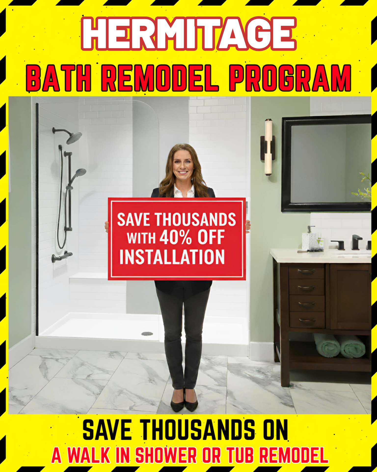 ImproveIt Bath Remodel Program Facebook ad