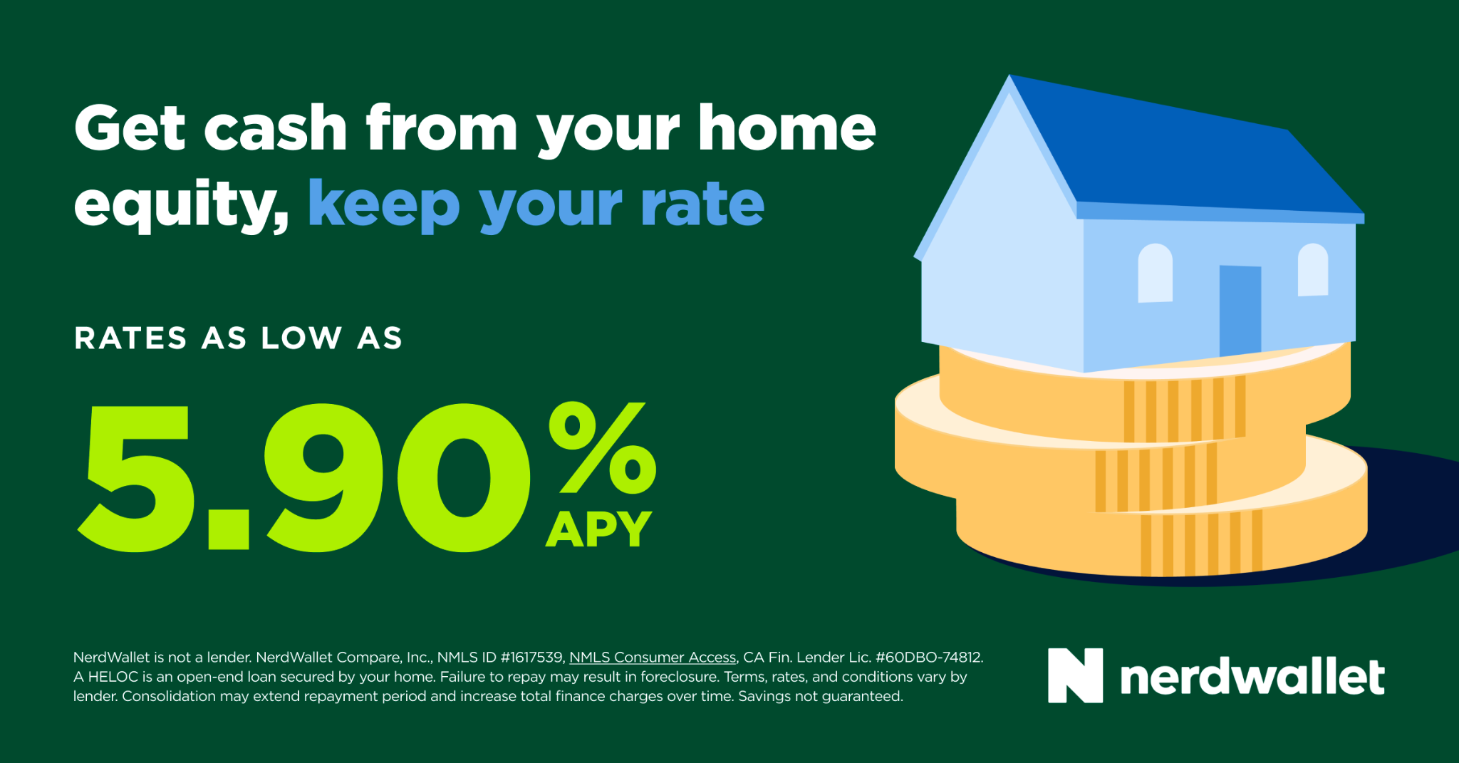 NerdWallet Facebook ad