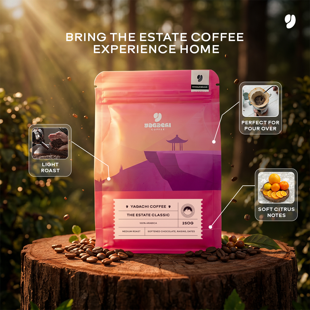Yagachi Coffee Facebook ad: Discover the Estate Classic