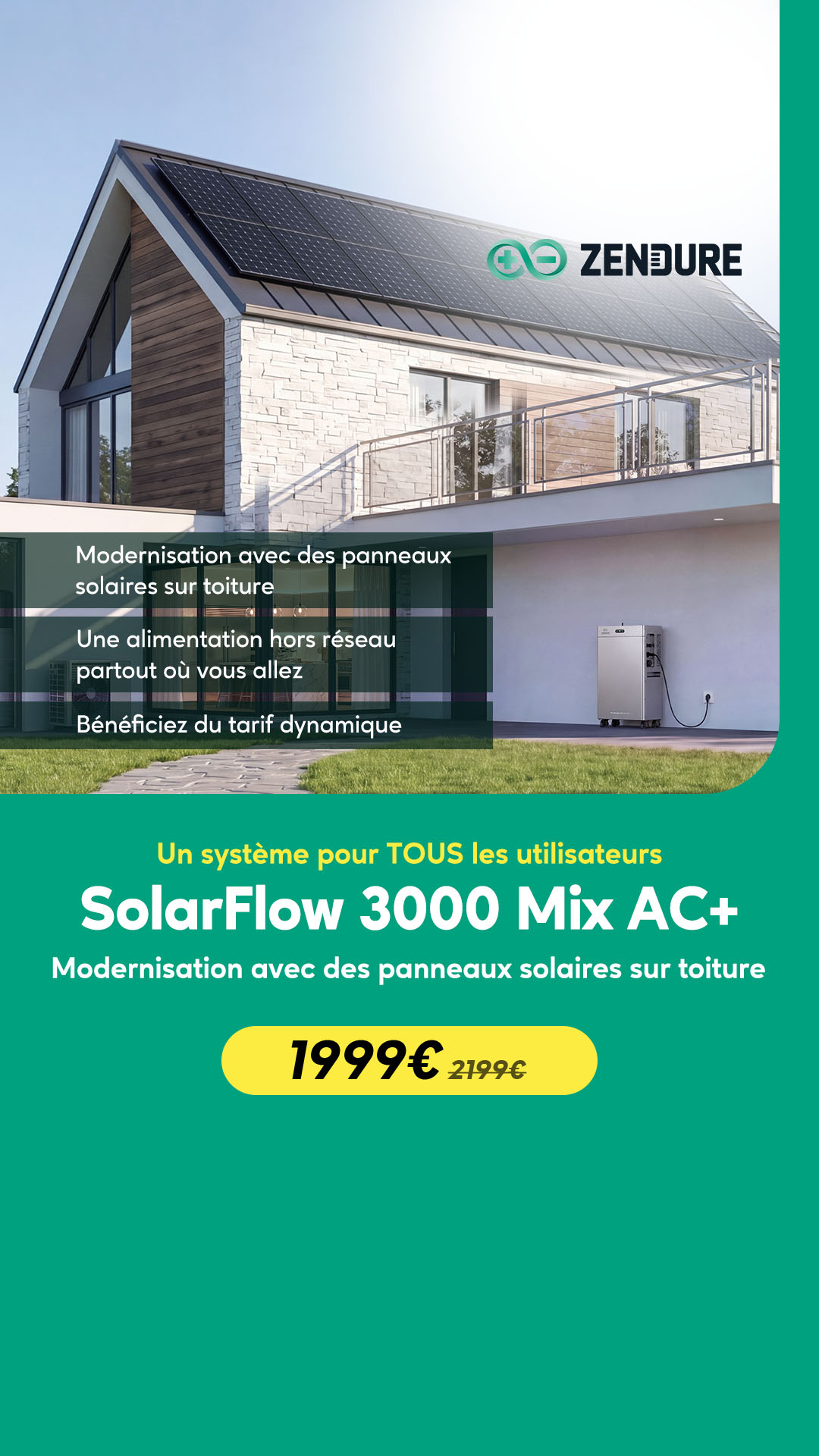Zendure France Facebook ad