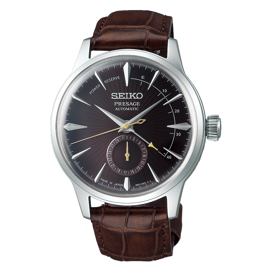 Seiko Watch UK Facebook ad: Timeless looks, precise mechanical timekeeping.