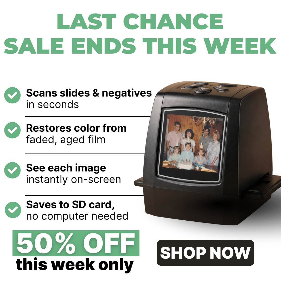 The MemoryVault Box Facebook ad