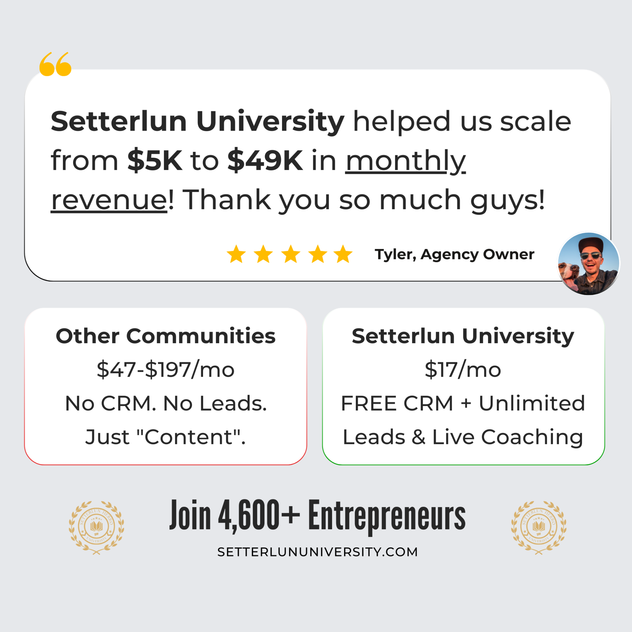 Jake Setterlun Facebook ad
