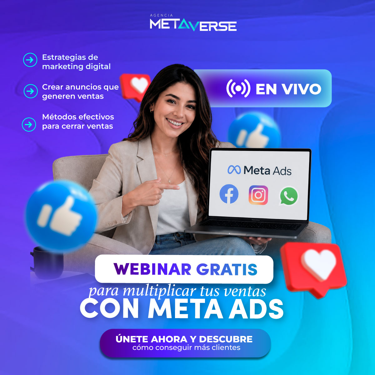 Agencia Metaverse Facebook ad