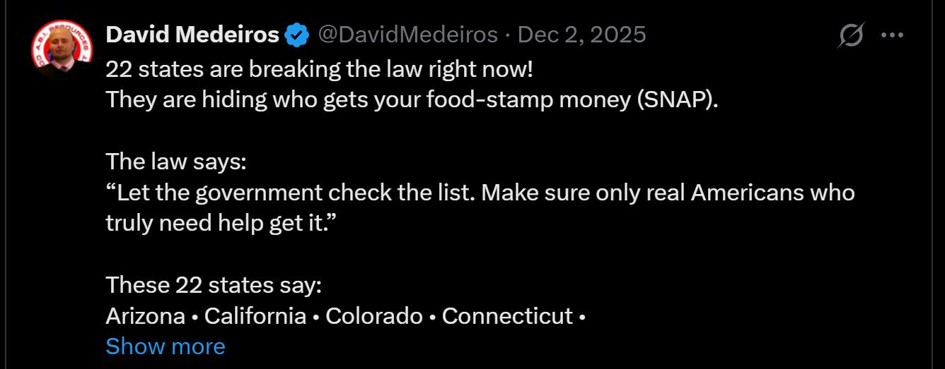 David Medeiros Facebook ad from Apr 16, 2026